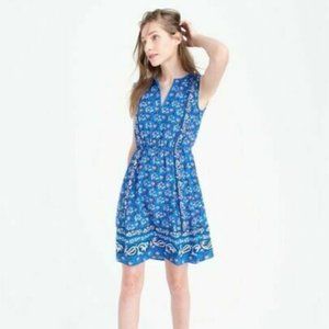 J. Crew // Vintage Scarf Print Dress